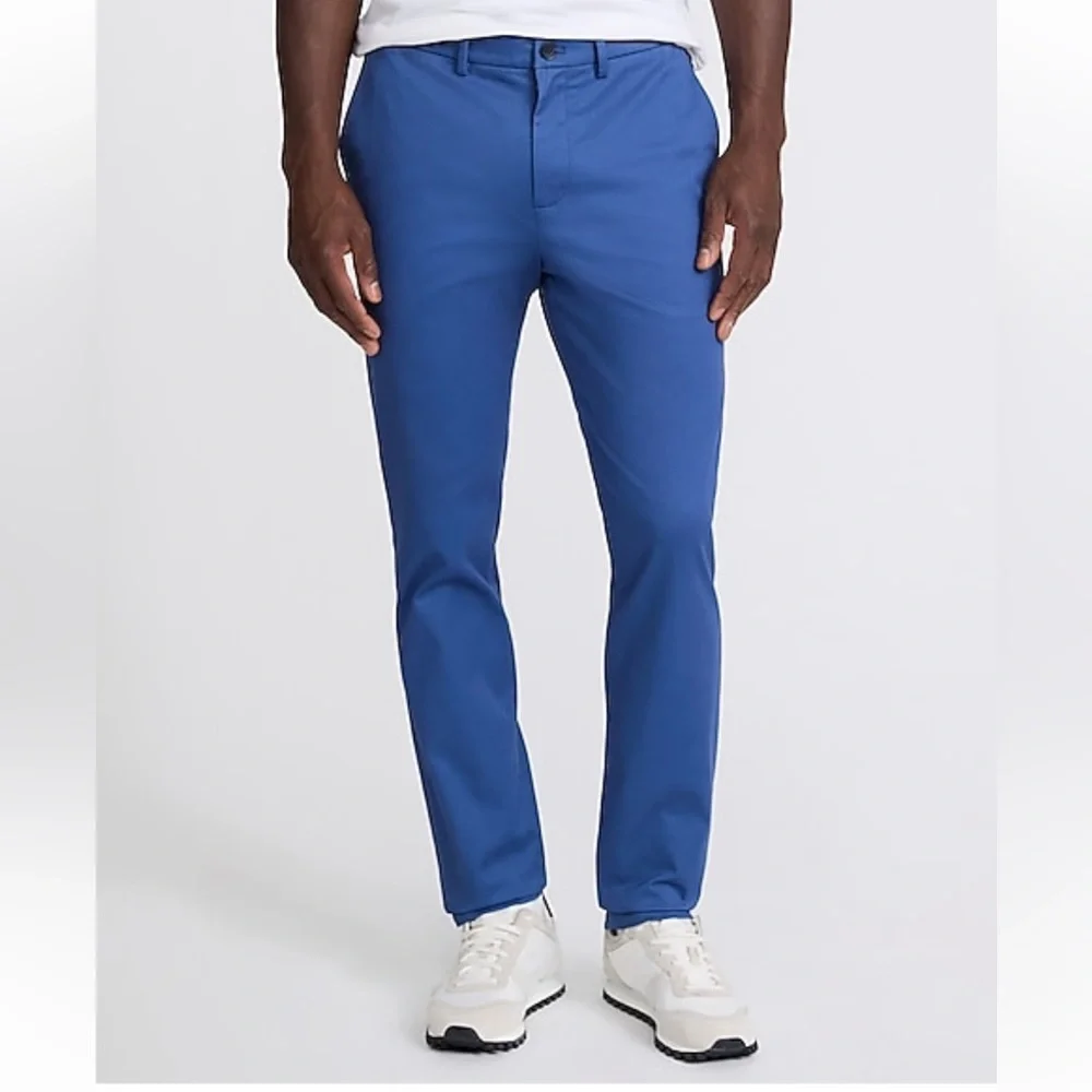 🔹Express Men’s Hyper Stretch Slim Pants | Blue | Size 29x30